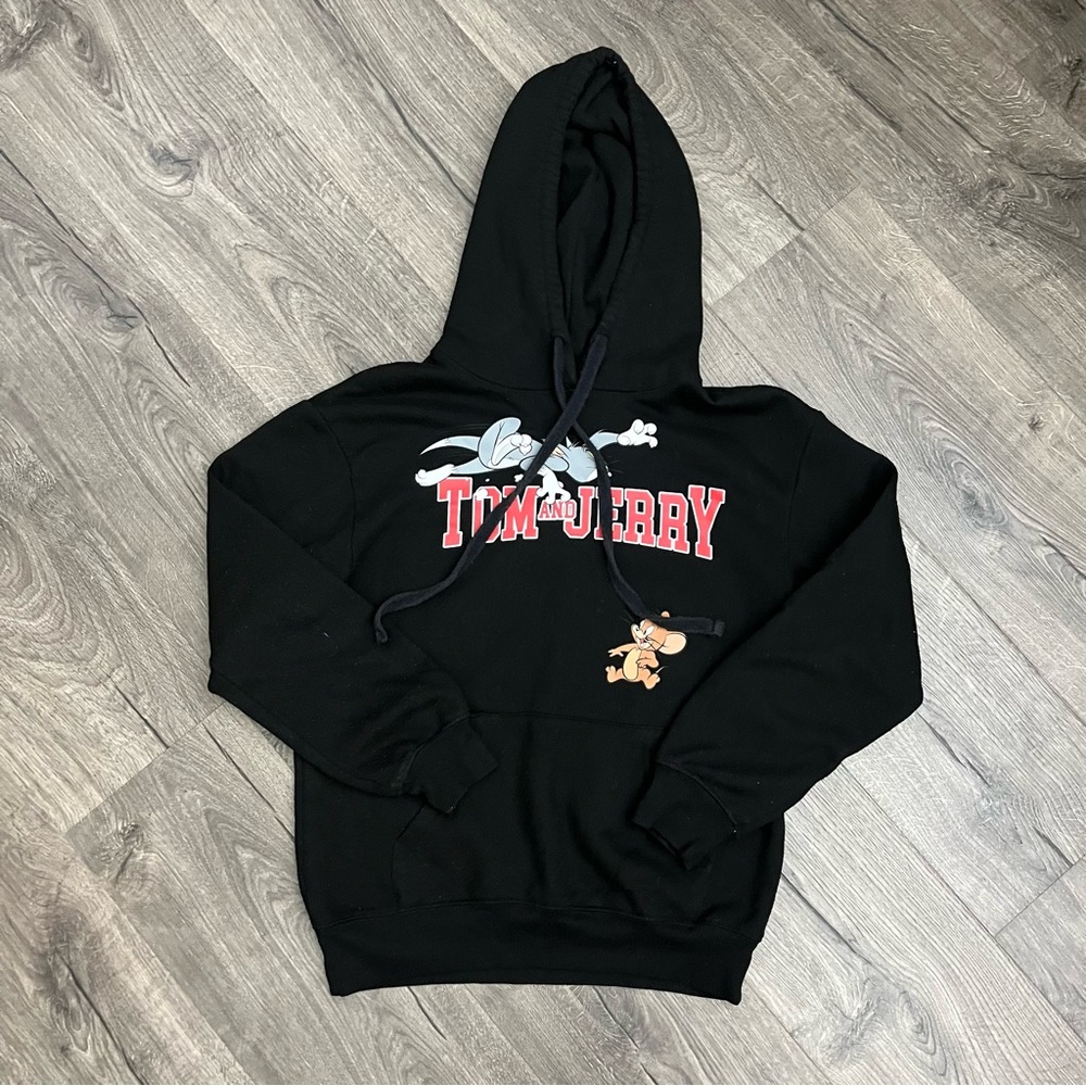 TOM & JERRY Pullover Hoodie Sweater Size Xsmall